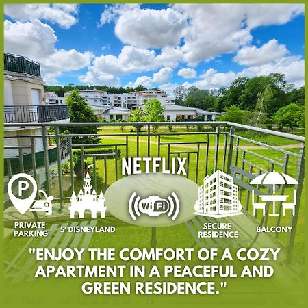 Appartement, Balcon, Parking, 5' Disneyland Montévrain Buitenkant foto