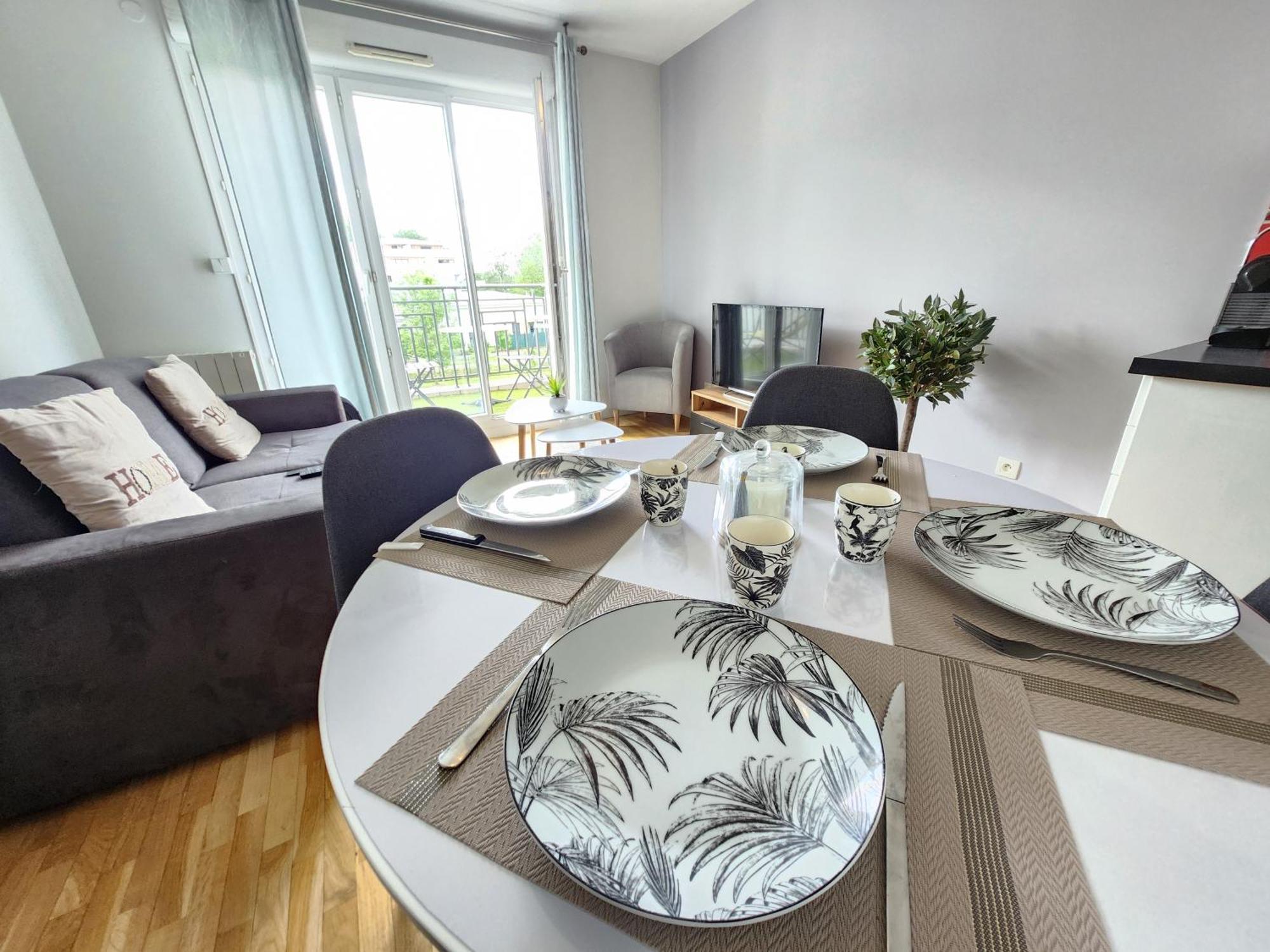 Appartement, Balcon, Parking, 5' Disneyland Montévrain Buitenkant foto